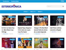 Tablet Screenshot of estereofonica.com